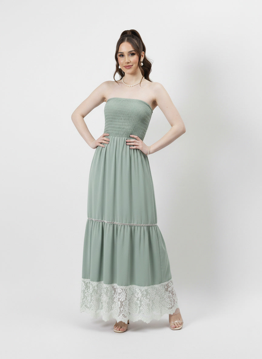 Georgette Maxi Dress-ADR-19719A