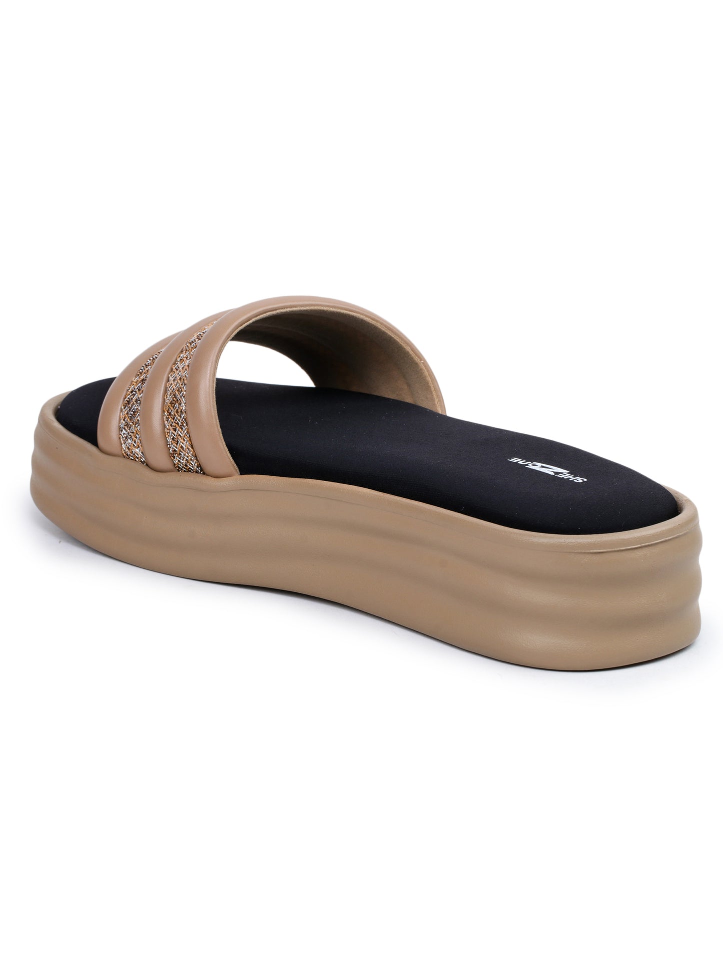 Casual Fashion Sandals Open Back Flatform Heels