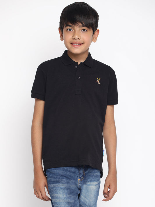 Boys Cotton Polo T-shirt