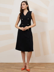 Scuba Formal A-Line Dress