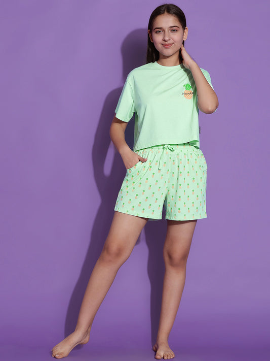 Girls Cotton Night Suits