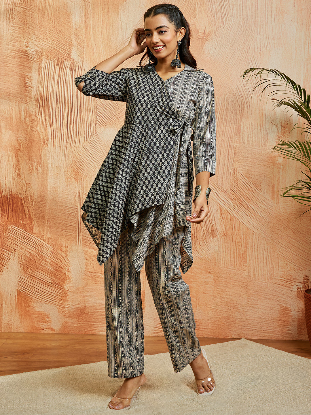Women's Black Co ords Set