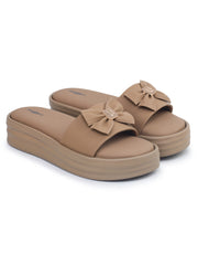 Casual Fashion Sandals Open Back Flatform Heels