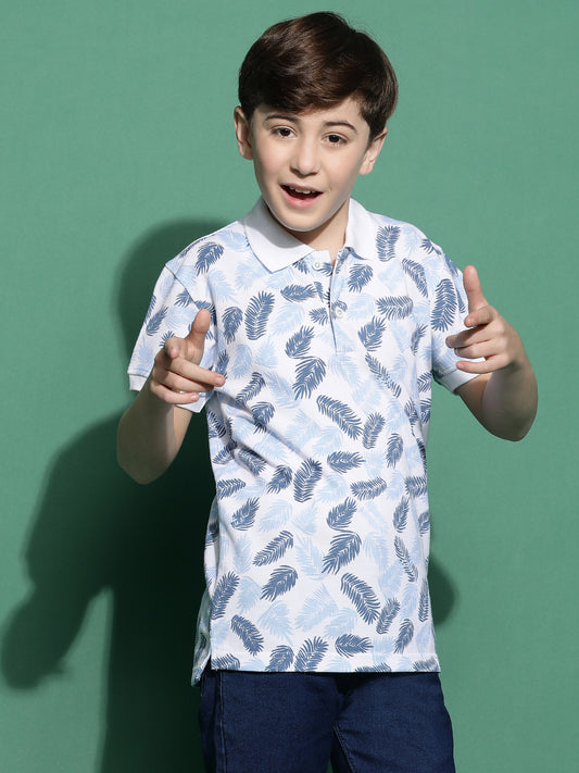 Lil Tomatoes Boys Cotton Polo T-shirt