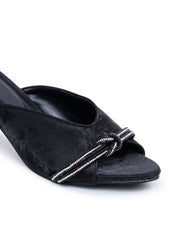 Casual Fashion Sandals Open Back Kitten Heels