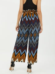 Women's Polyester Crepe Pallazo Pants with elasticated waistband