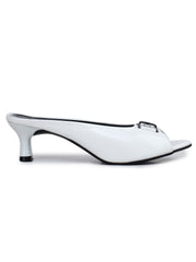 Casual Fashion Sandals Open Back Kitten Heels