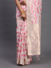 Premium Linen Cotton Saree with Pallu & Contrast Blouse Piece