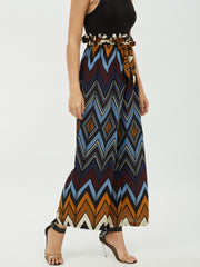 Women's Polyester Crepe Pallazo Pants with elasticated waistband