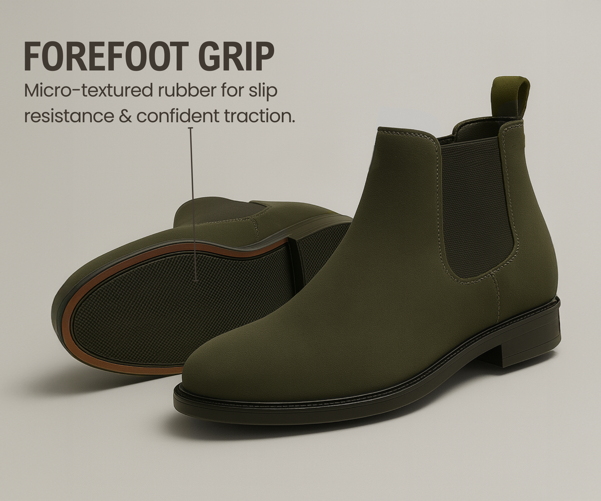 Men's Slip On Fashion Chelsea Boots | High Tops, Soft Cushioned Insole, Comfortable Fit, Trendy, Stylish Boots