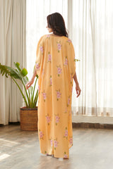 Jasmine Yellow Bralette, Skirt & Cape Set