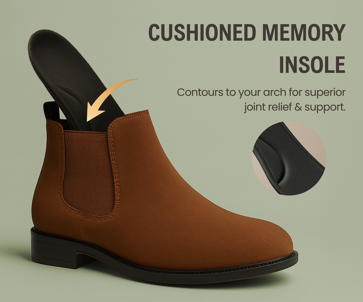 Men's Slip On Fashion Chelsea Boots | High Tops, Soft Cushioned Insole, Comfortable Fit, Trendy, Stylish Boots