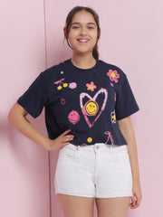 Girls Cotton Crop Top
