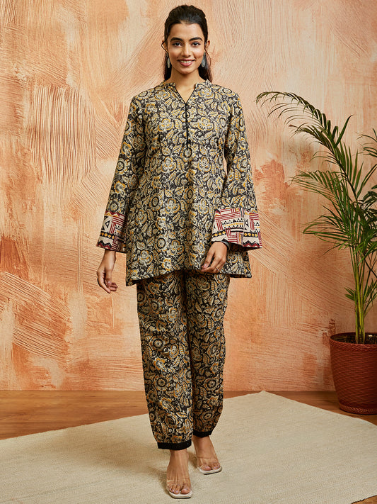 Women's Black Co ords Set