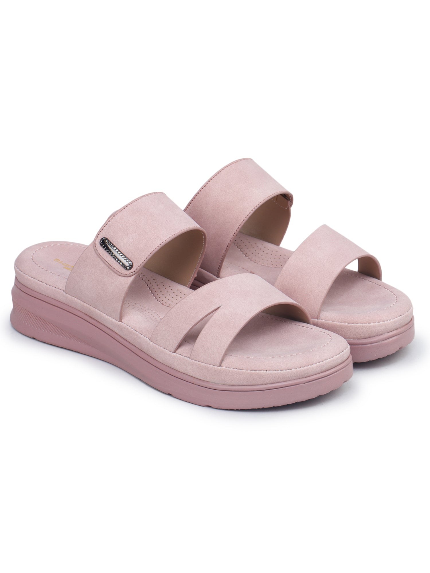 Casual Open Back Round Toe Heels