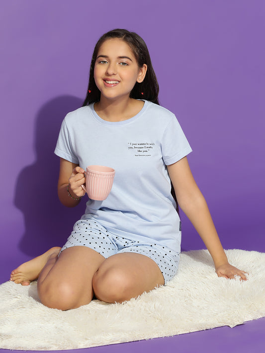 Girls Cotton Night Suits