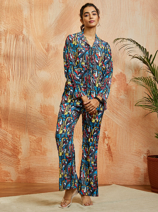 Women's Black Co ords Set