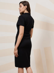 Scuba Formal Sheath Dress