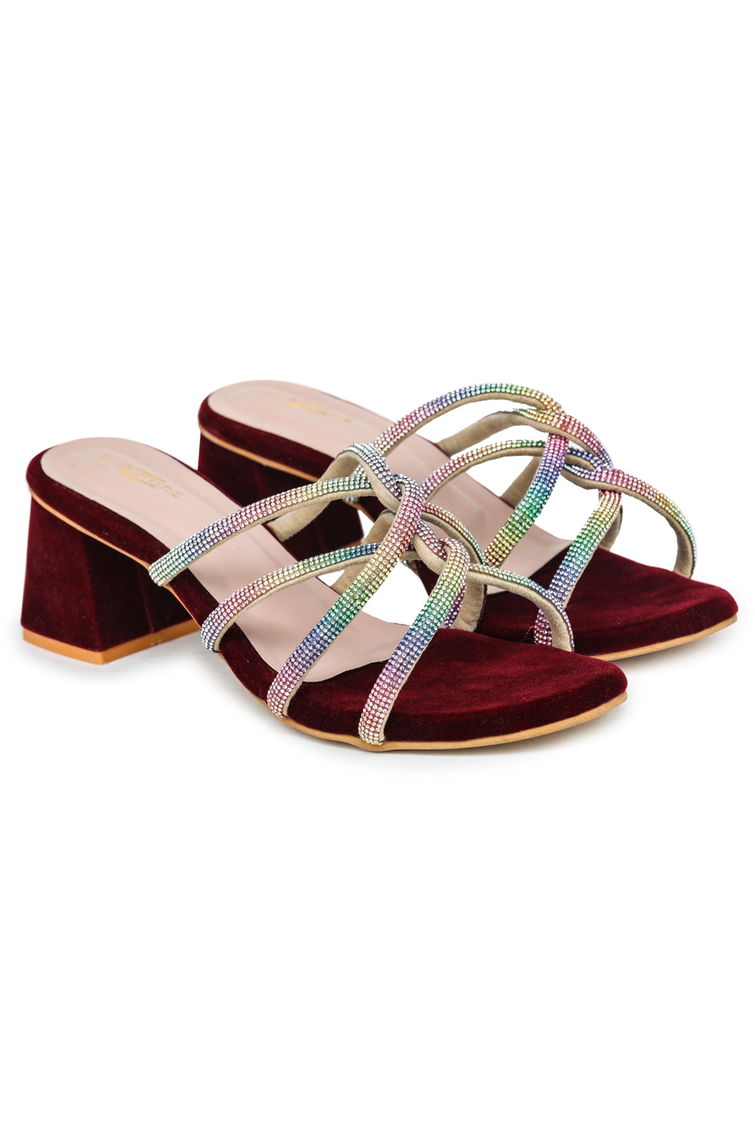 Women Casual Fashion Open Back Sandals - 2 inches Block Heels 