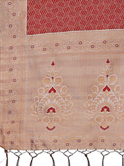 Graceful Blue & Beige Lichi Silk Saree with Elegant Woven Pallu – Timeless Beauty for Every Occasion