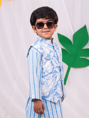 Boys' Blue Nehru Jacket