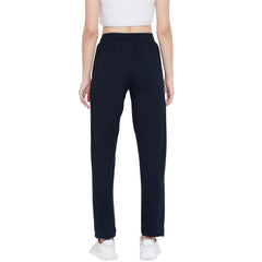 Women's Dark Grey Cotton Track Pants