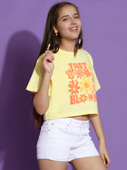 Girls Cotton Crop Top