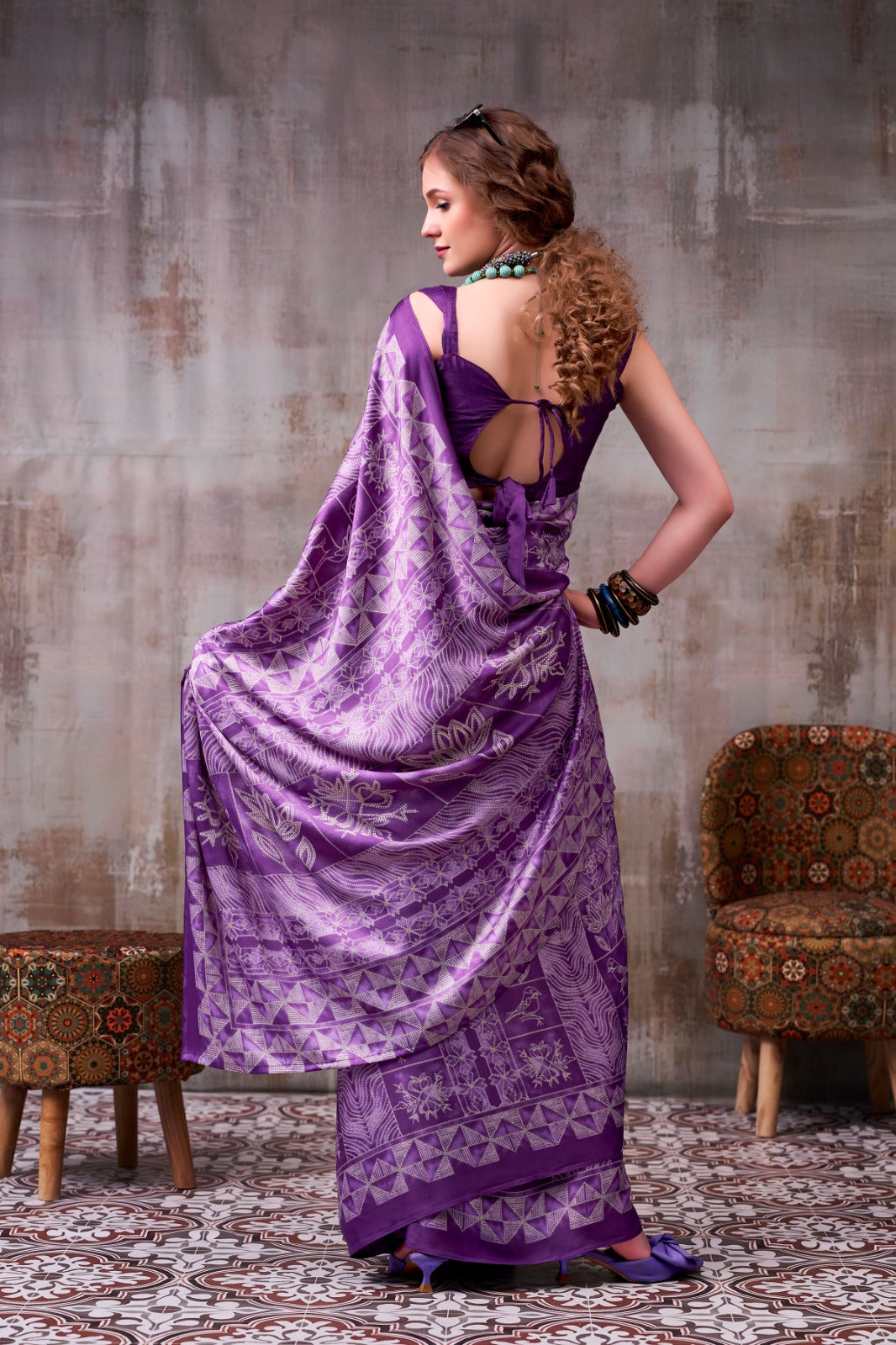 Soft-Modal-Silk-saree-with-stylish-prints-mahrani