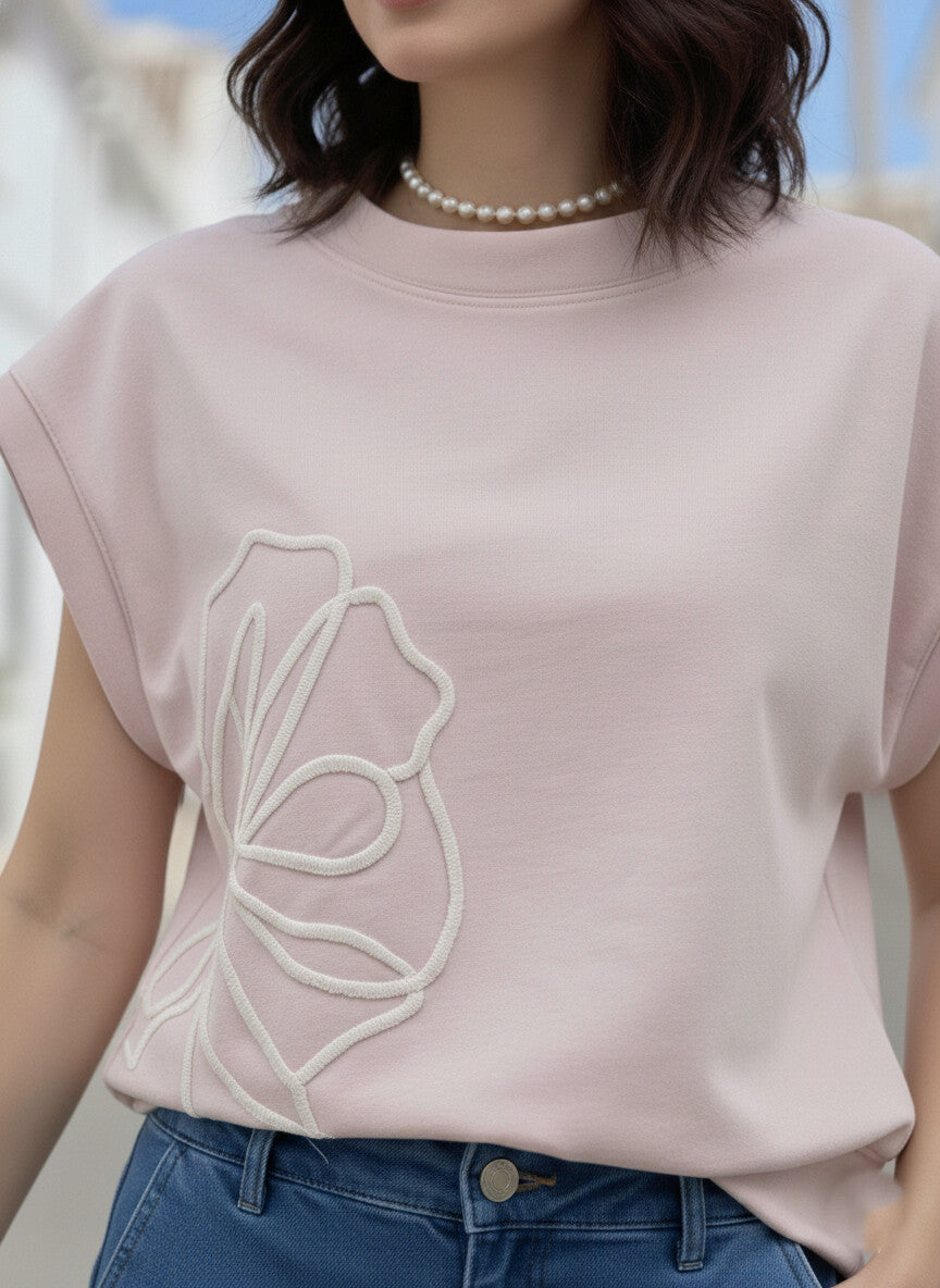 Floral Embroidered Top