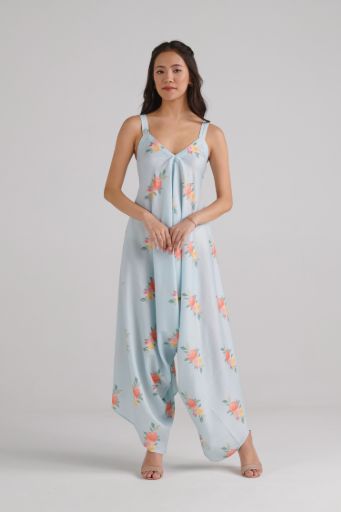 Baby Blue Palazzo Jumpsuit