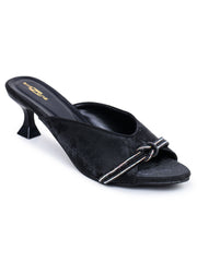 Casual Fashion Sandals Open Back Kitten Heels