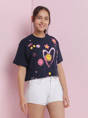 Girls Cotton Crop Top