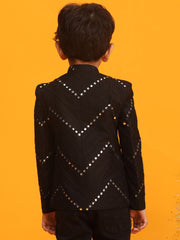 Boys' Black Jodhpuri