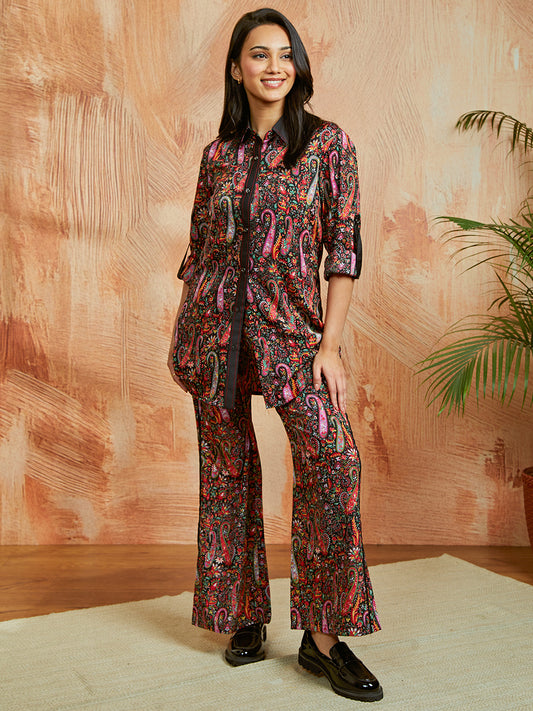 Women's Black Co ords Set