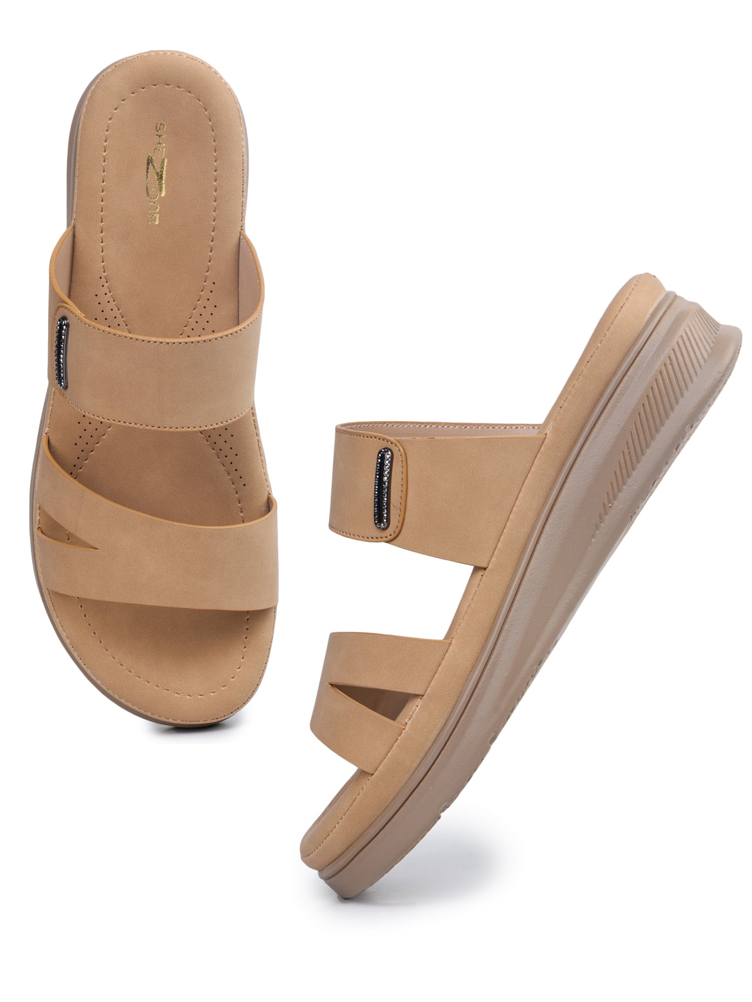 Casual Open Back Round Toe Heels