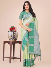 Graceful Light & Dark Pink Silk Saree with Rich Woven Border & Paisley Pallu – Perfect for Festive & Wedding Wear