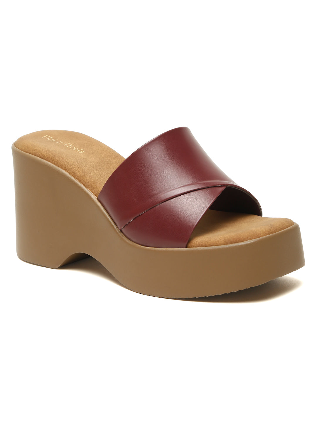 Fashion Fashion Open Back Wedge Pumps