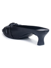 Casual Fashion Sandals Open Back Kitten Heels