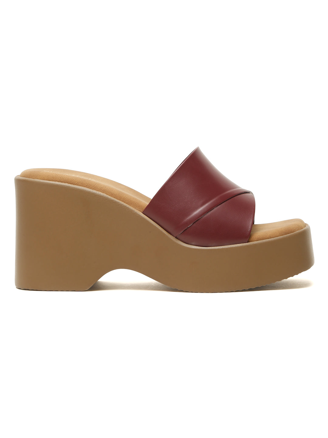Fashion Fashion Open Back Wedge Pumps