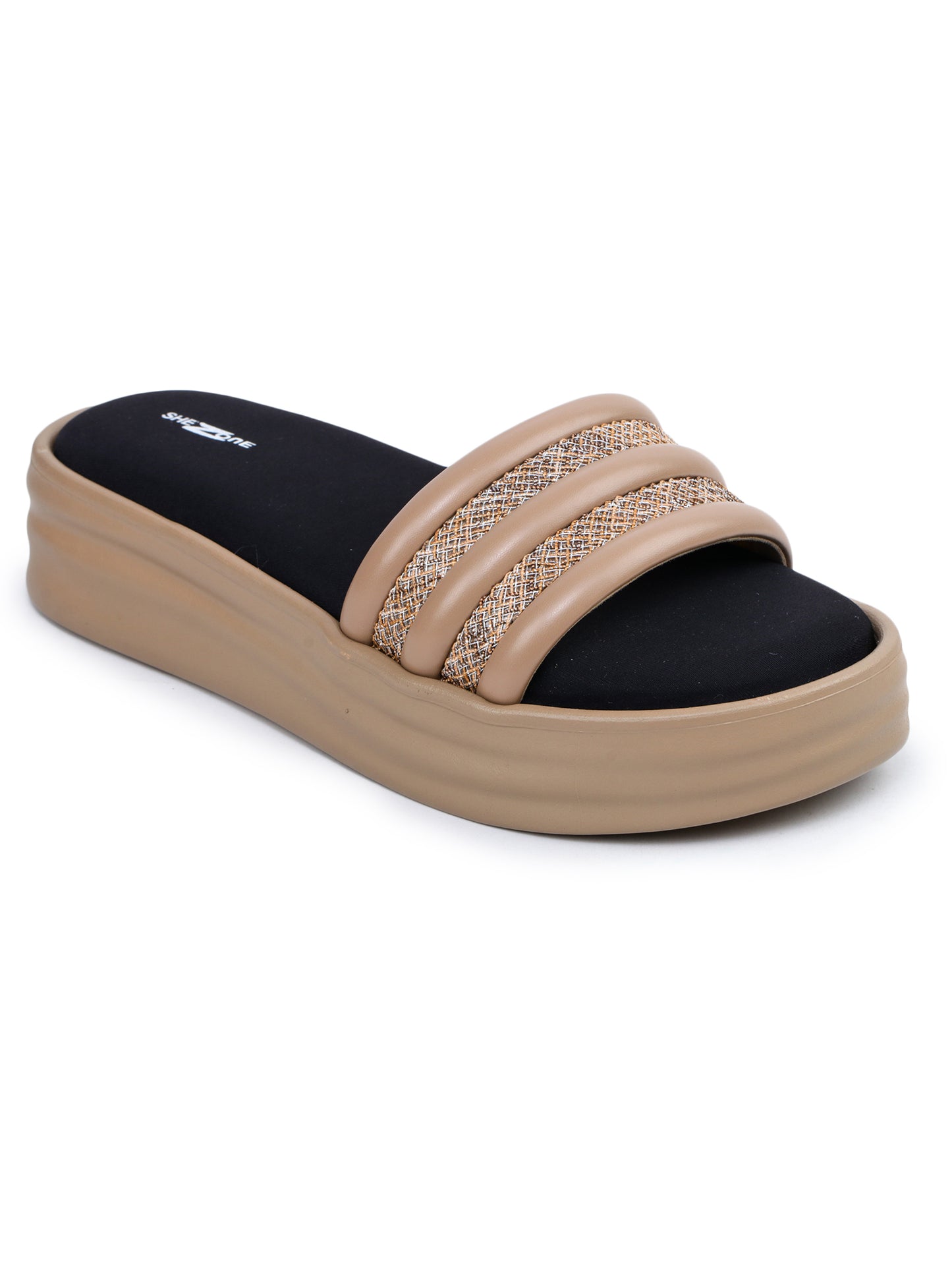Casual Fashion Sandals Open Back Flatform Heels