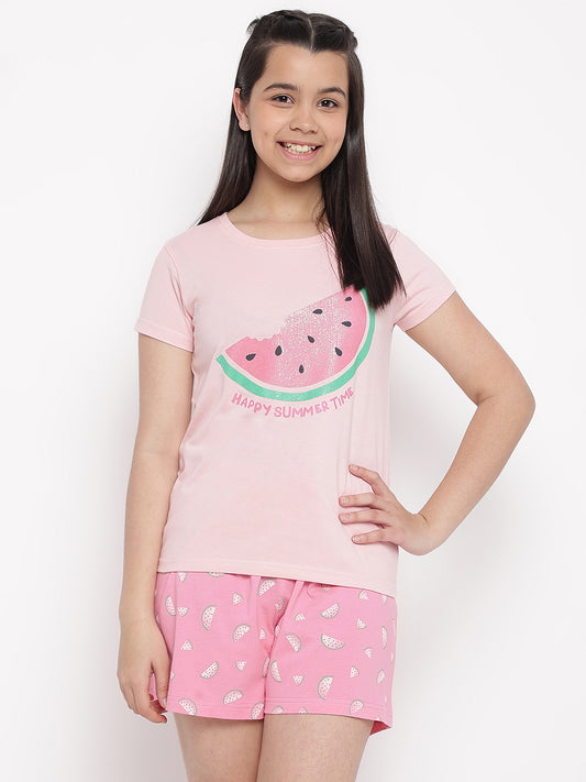 Girls Cotton Night Suits