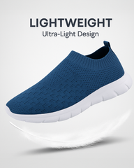 ZONIC Mens Lightweight Knit Sneakers with Memory Insole | Breathable, Anti-Skid Running, Walking & Gym Shoes