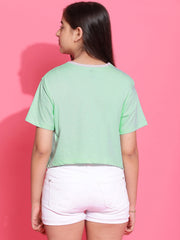 Girls Cotton Crop Top