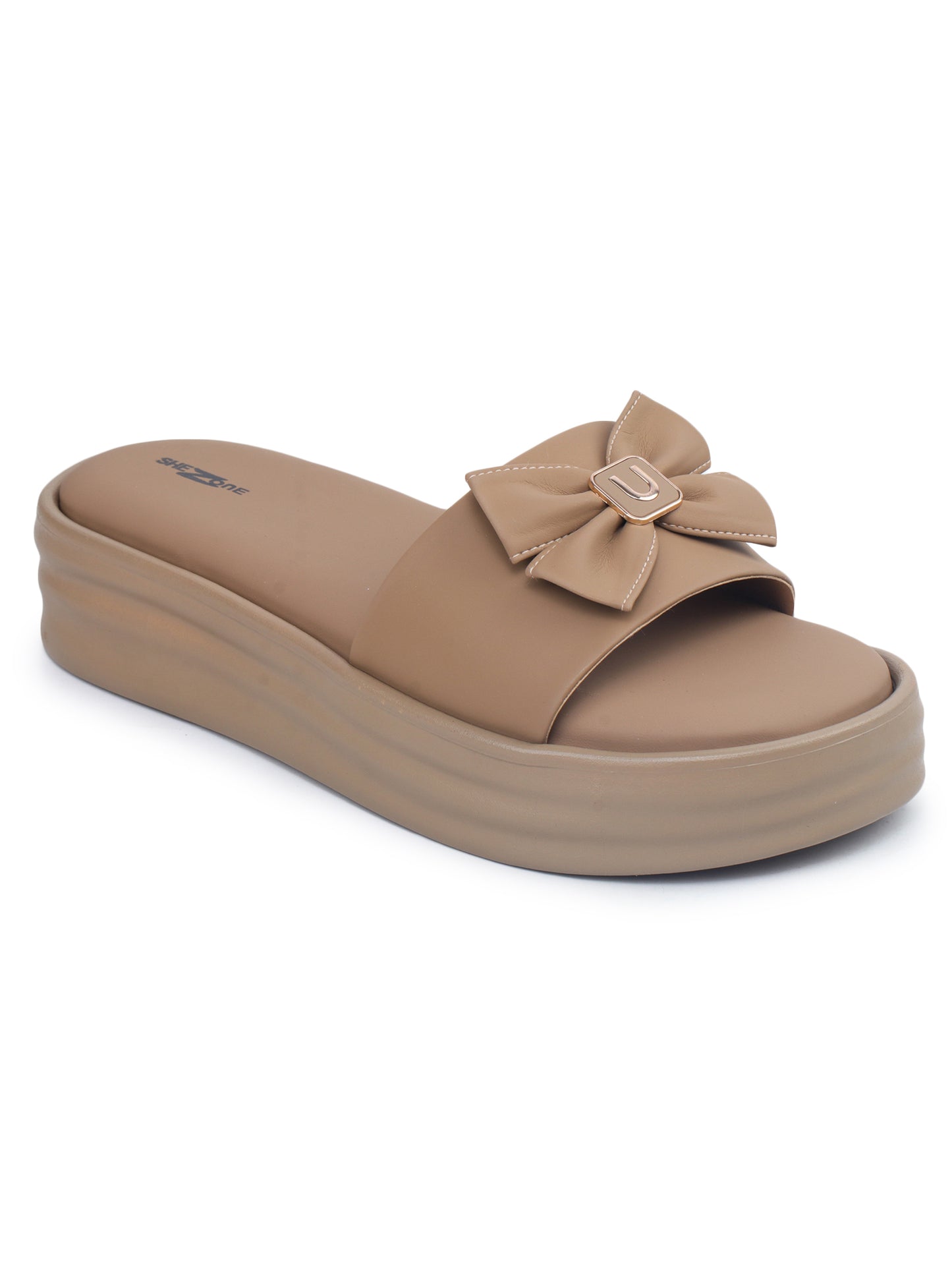 Casual Fashion Sandals Open Back Flatform Heels