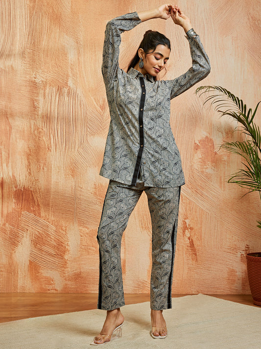 Women's Black Co ords Set