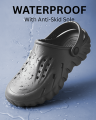 Extra Soft Men's Classic Casual Sports Clogs/Sandals with Adjustable Back Strap for Adult