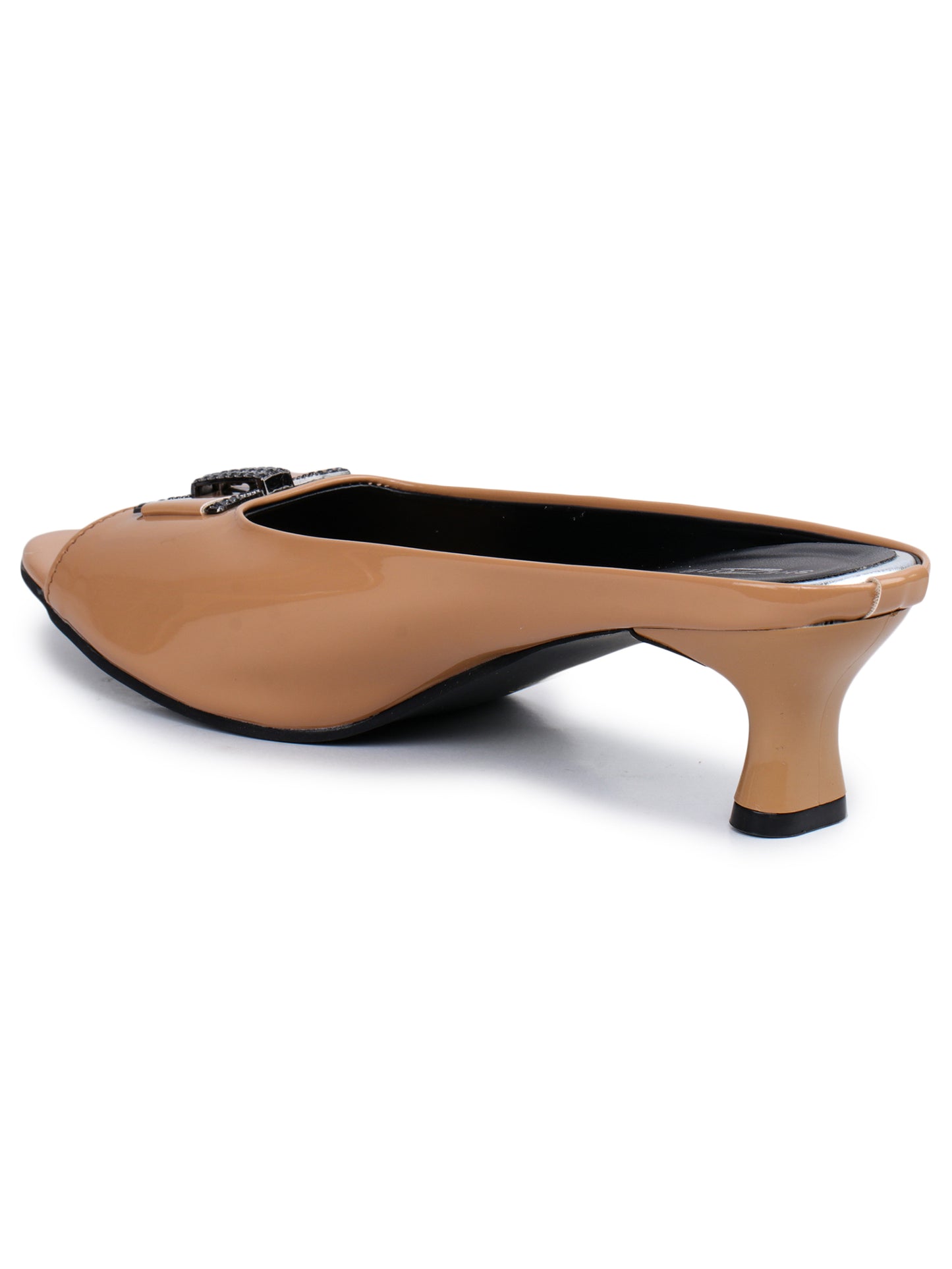 Casual Fashion Sandals Open Back Kitten Heels