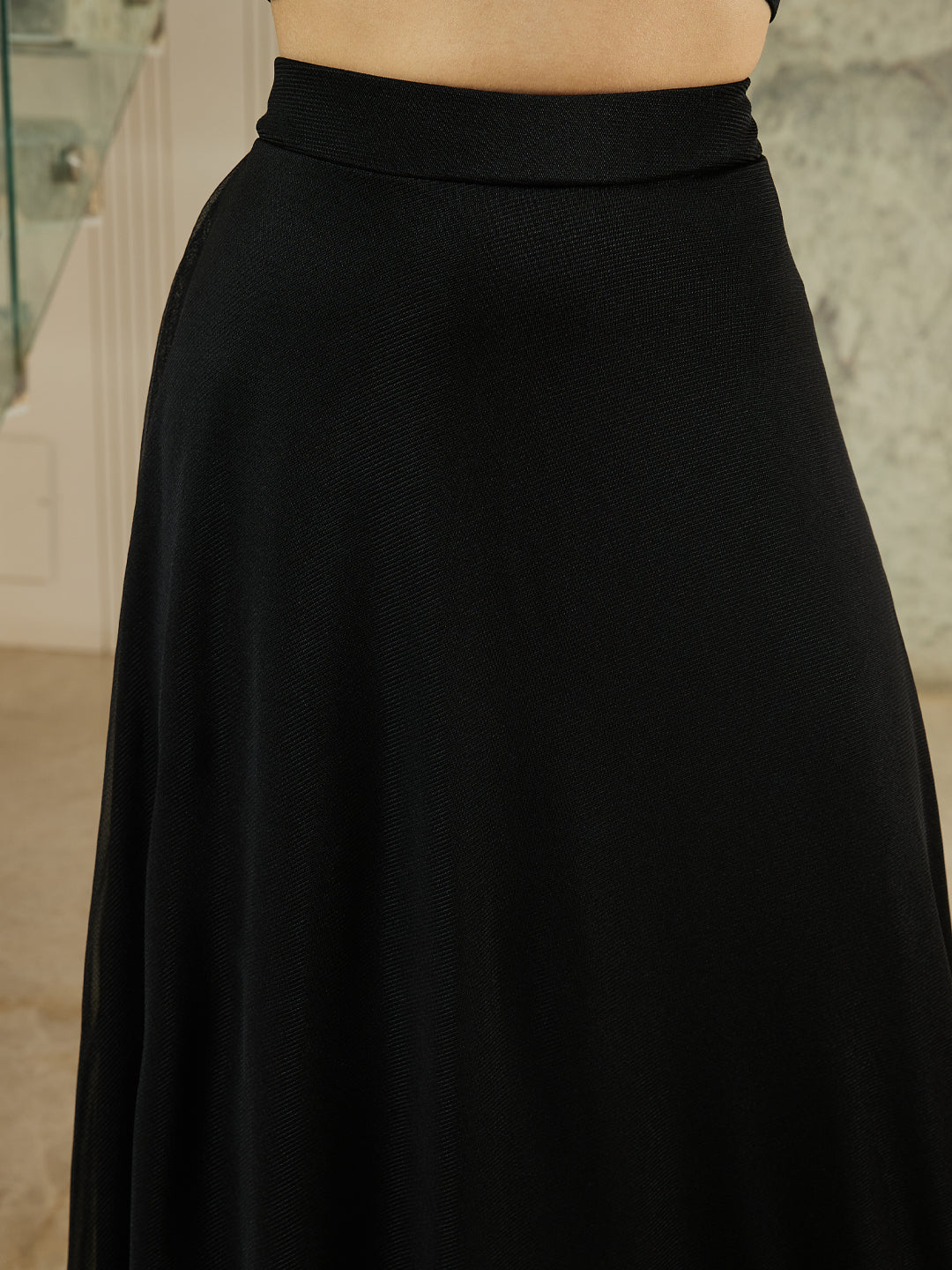Women Embellished Corset Top & Skirt Co-Ord Set