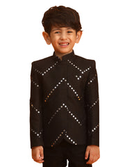 Boys' Black Jodhpuri
