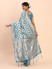 Premium Linen Cotton Saree with Pallu & Contrast Blouse Piece